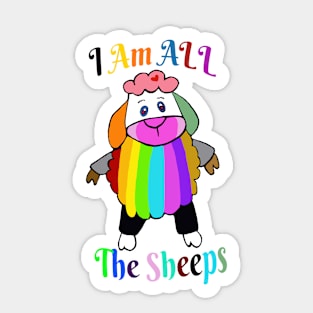 Why labels, be ALL the Sheeps Sticker